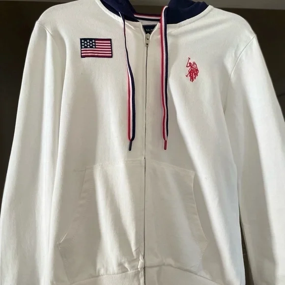 Women Polo Hooded Sweatshirt - Picture 2 of 4